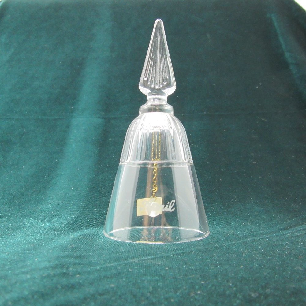 Vintage Westmoreland Glass Co. Etched Month of "April" on front-24% Lead Crystal